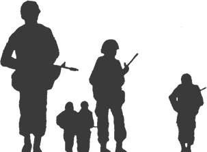 VAJEX Silhouette Soldiers