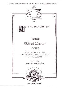 Book of Remembrance for Glass MC