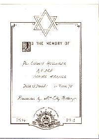 Book of Remembrance for Hellinger