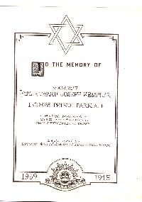 Book of Remembrance for Kempler