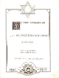 Book of Remembrance for Kozminsky