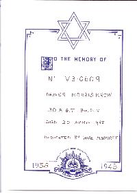 Book of Remembrance for Krew