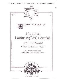 Book of Remembrance for Lemish