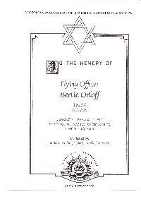 Book of Remembrance for Orloff