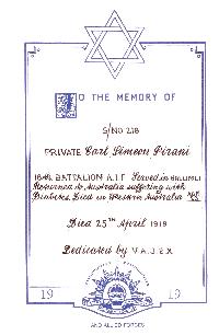 Book of Remembrance for Pirani